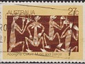 Australia - 1982 - Arte - 27 CTS - Multicolor - Australia, Pinturas - Scott 853 - Pinturas Aborigenes Musica y Danza - 0